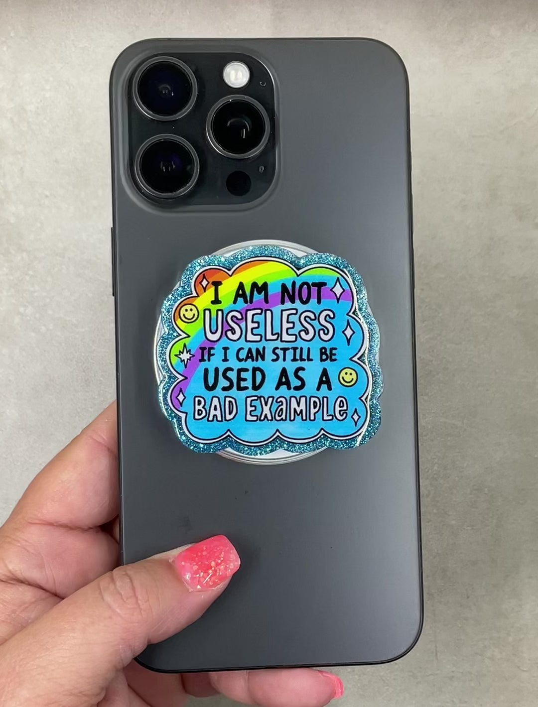 Bad Example Phone Tablet Grip