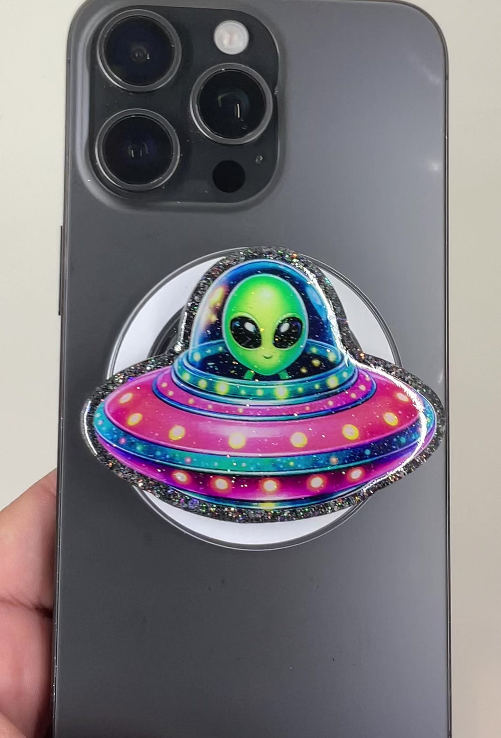 UFO Alien Phone Tablet Grip