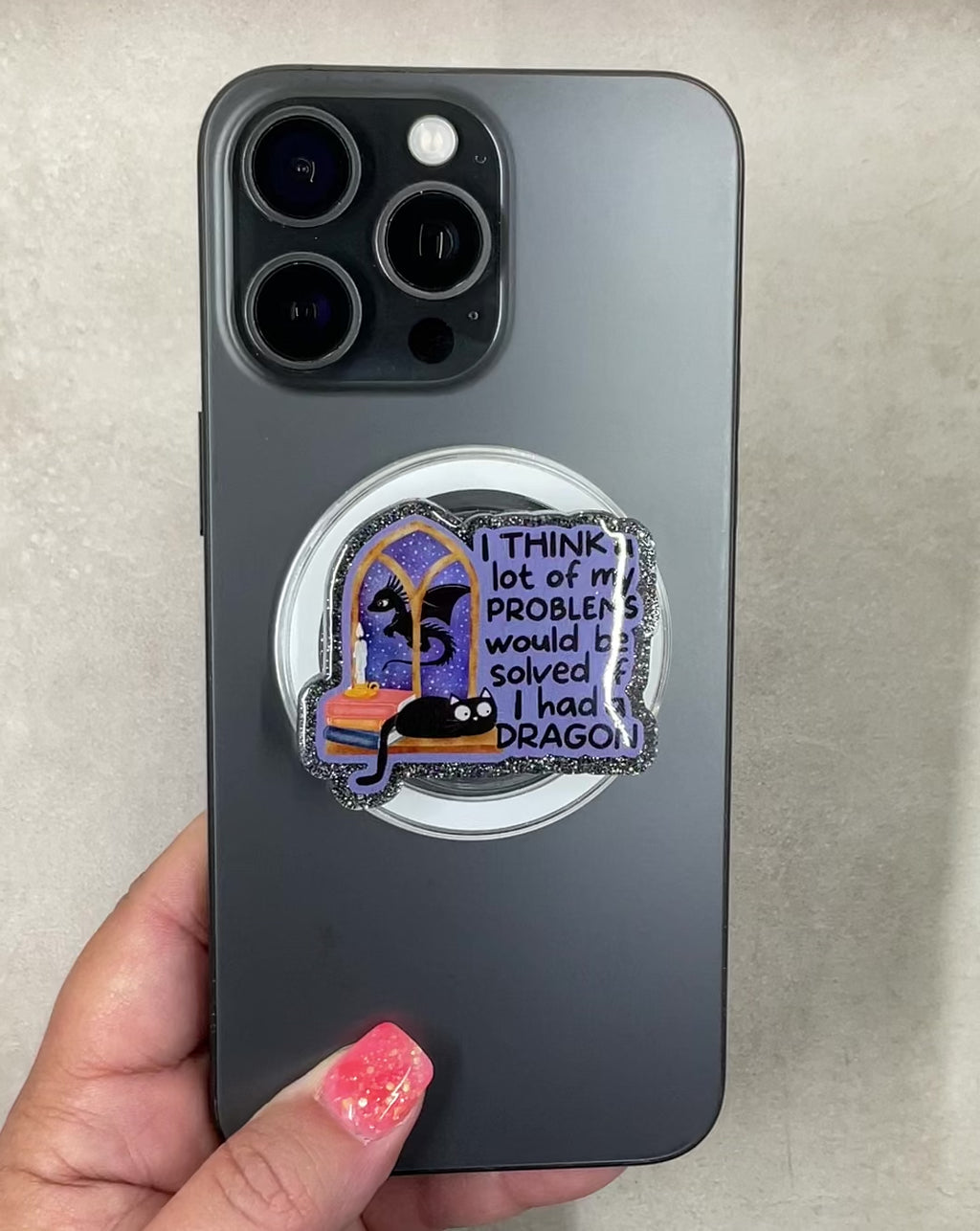 I Think A Lot Of My Problems Phone Tablet Grip