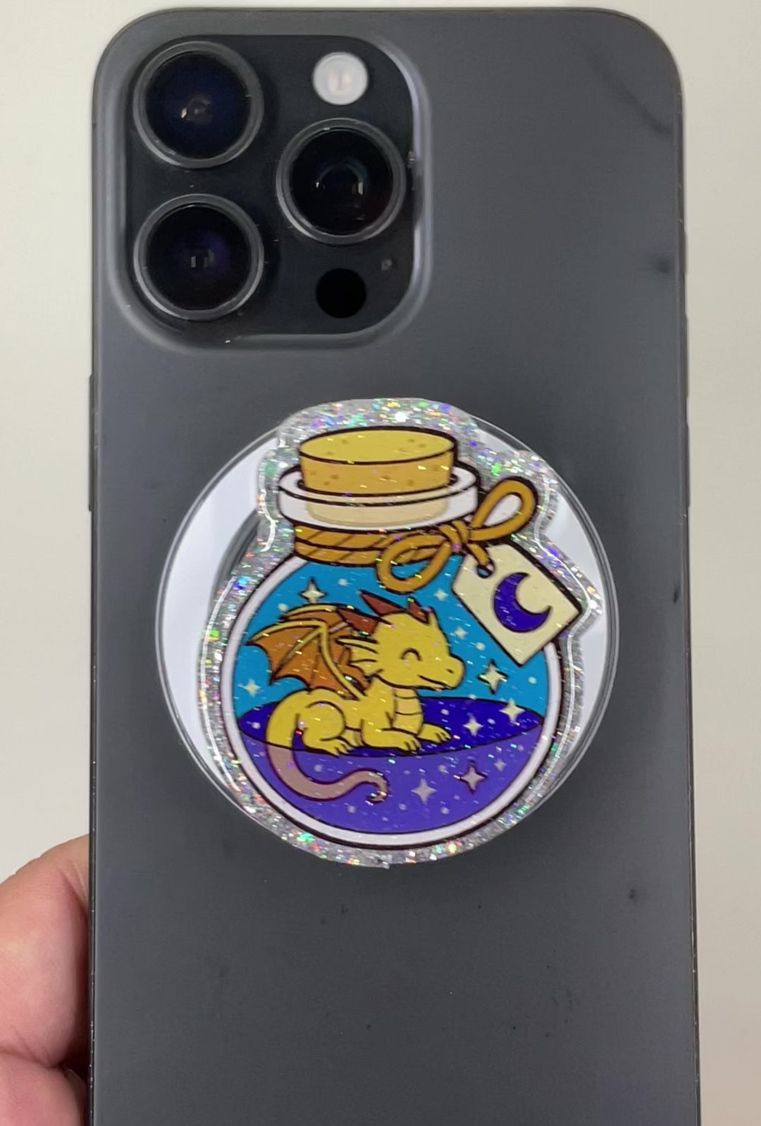 Dragon in a Bottle Phone Tablet Grip
