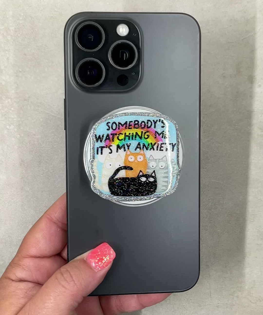 Somebody's Watching Me Phone Tablet Grip