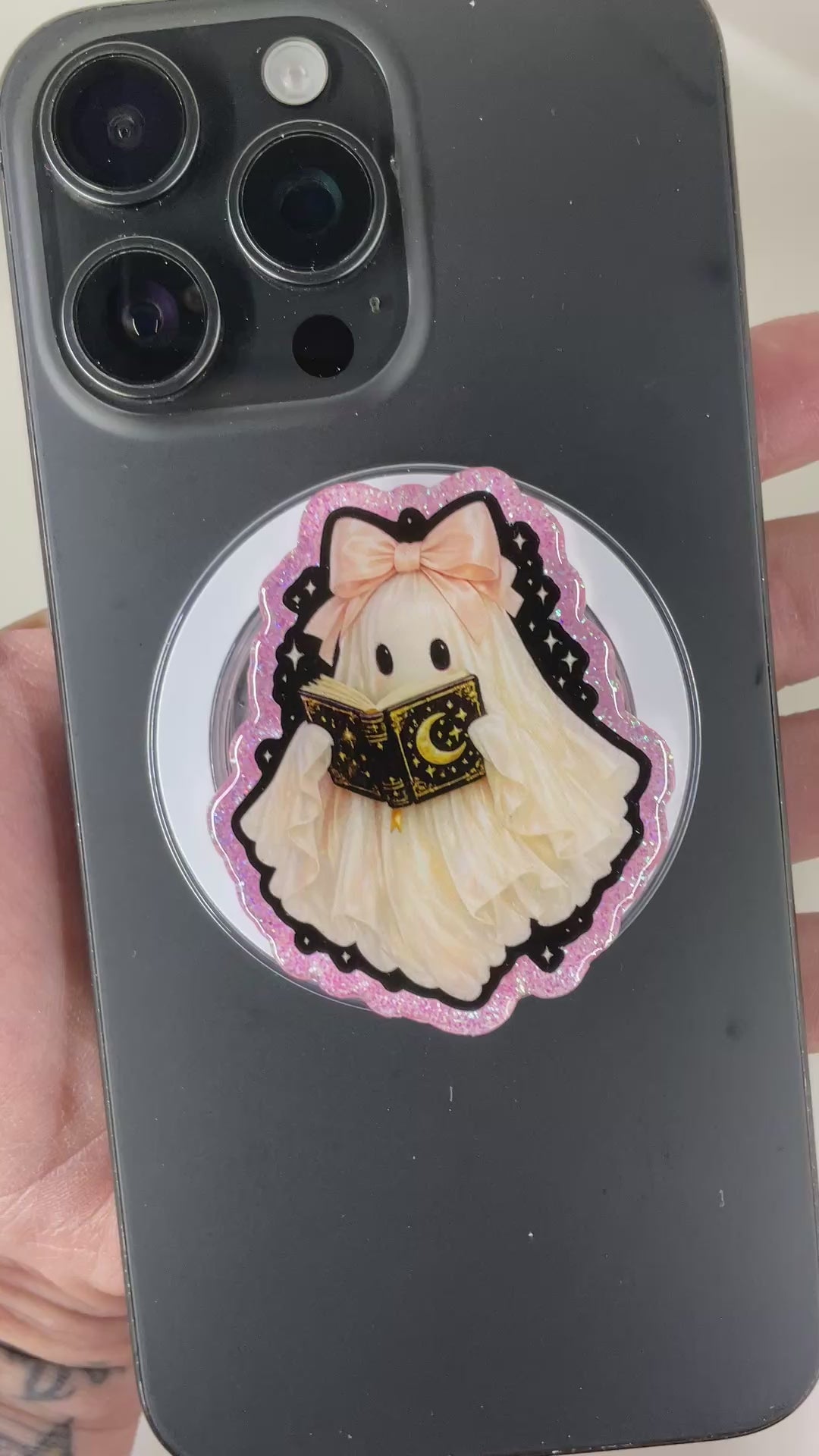 Satin Ghost Phone Tablet Grip