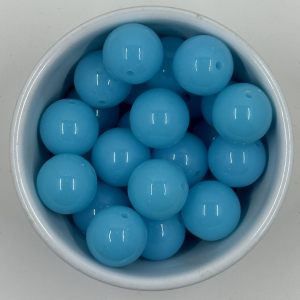 Light Blue Gumball Bead