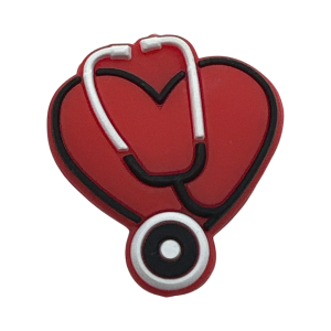 Heart With Stethoscope Focal Bead