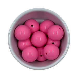 Hot Pink Gumball Bead