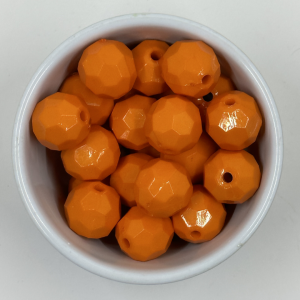Orange Disco Bead