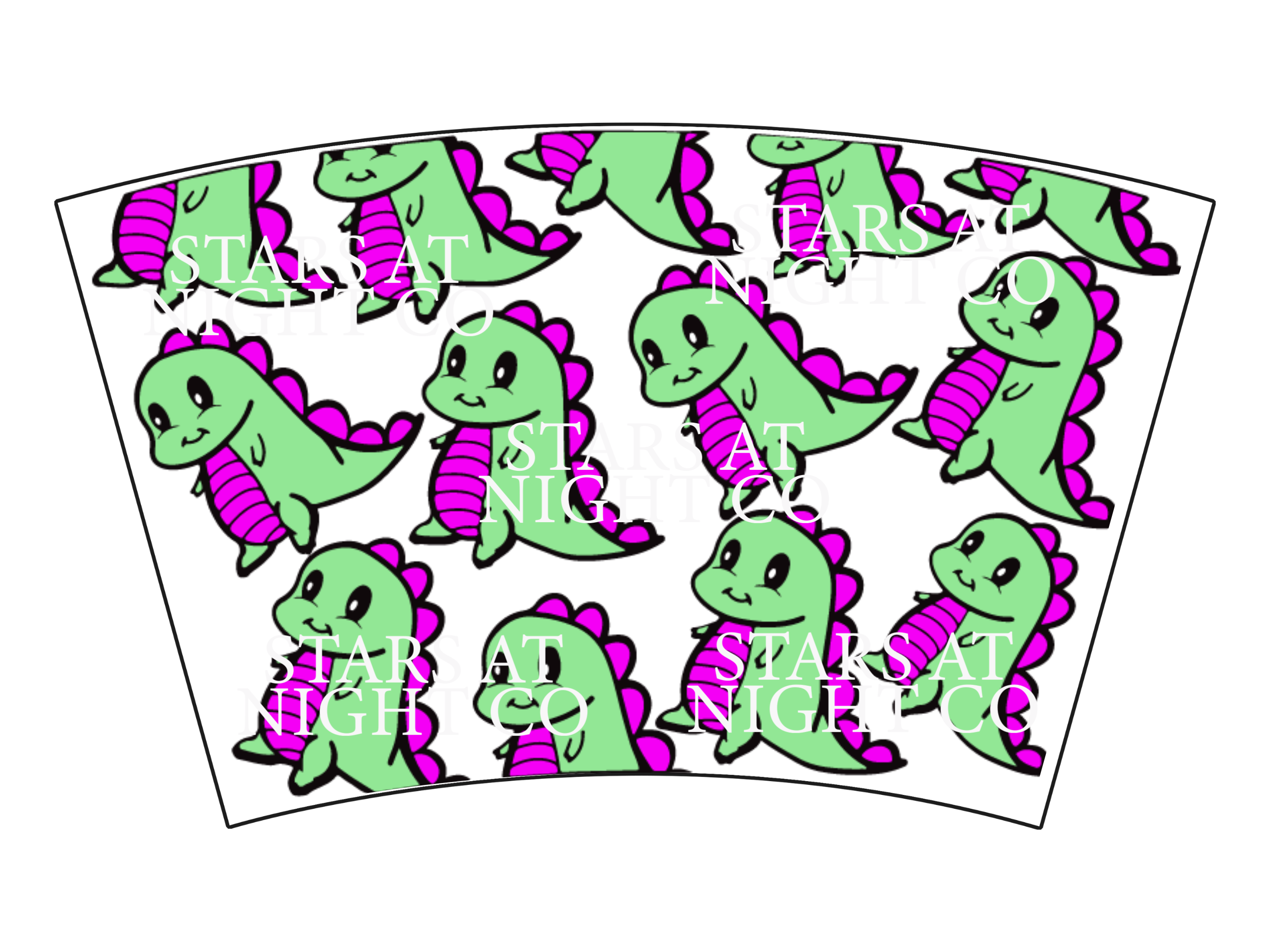 Dinosaur Cold Cup Wrap