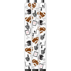 Football Hearts Pen Wrap