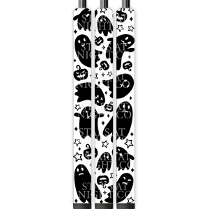 Ghosts Pumpkins & Stars Pen Wrap