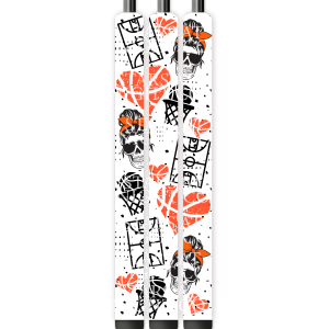 Baseketball Skulls UV DTF Pen Wrap