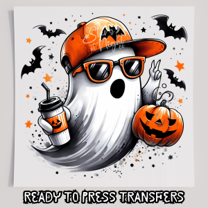 Ghost with Baseball Cap