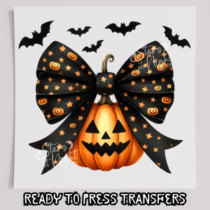 Jack O' Lantern with Big Bow