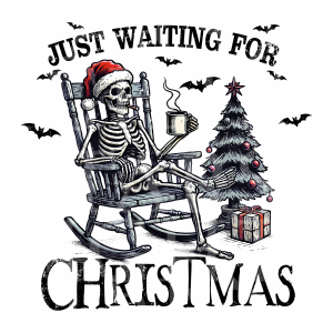 Just Waiting for Christmas Skeleton