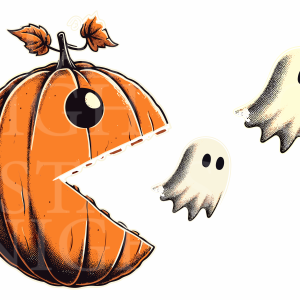 Pumpkin Eating Ghosts