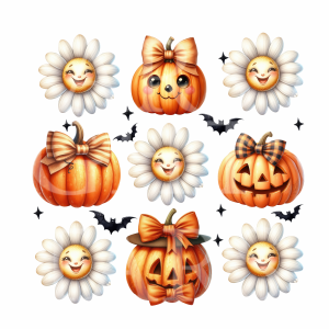 Pumpkins & Daisies