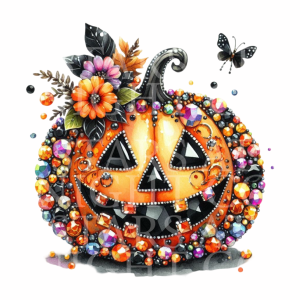 Rhinestone Pumpkin