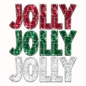 Jolly Red Green & White
