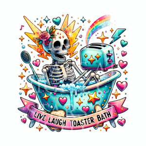 Live Laugh Skeleton