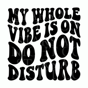 My Whole Vibe Is On Do Not Disturb