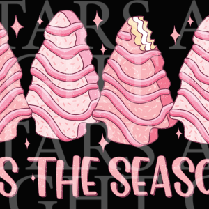 Pink Christmas Cake Trees Tis The Season