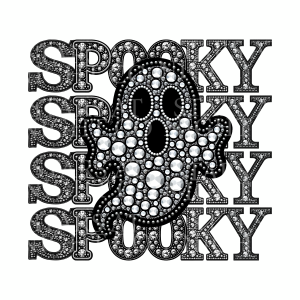 Rhinestone Spooky Ghost