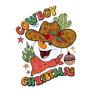 Snowman Cowboy Christmas