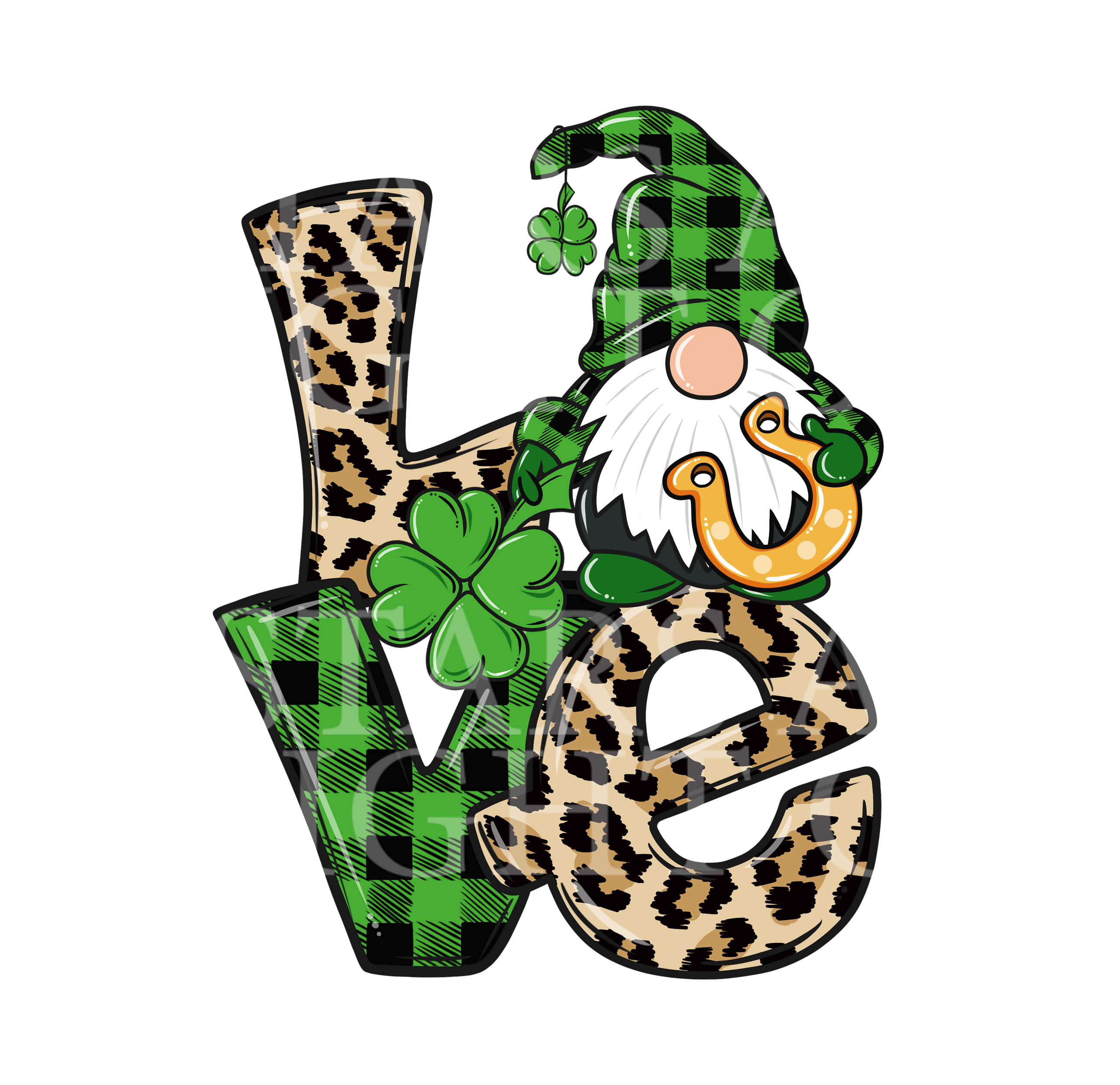 St. Patricks Day Love Gnome