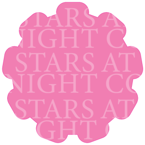 Sun with Bow Badge Size Acrylic 2" No Hole