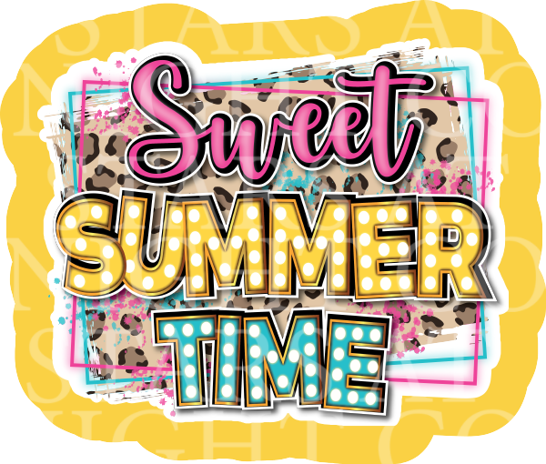 Sweet Summertime Acrylic Decal Combo
