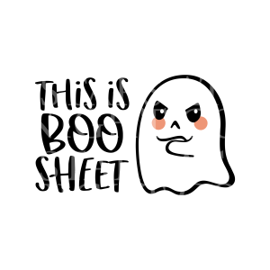 This is Boo Sheet Angry Ghost