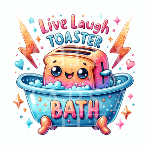 Toaster Bath Cute