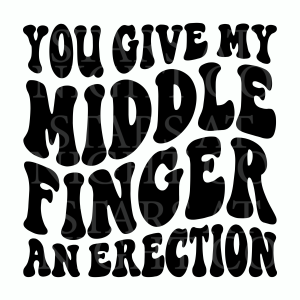 You Give My Middle Finger An Erection