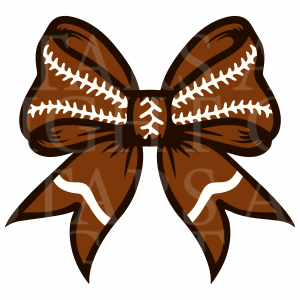 Football Hair Bow