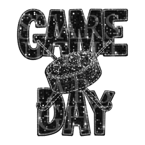 Game Day Hockey Black
