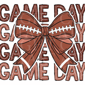 Game Day Football Bow