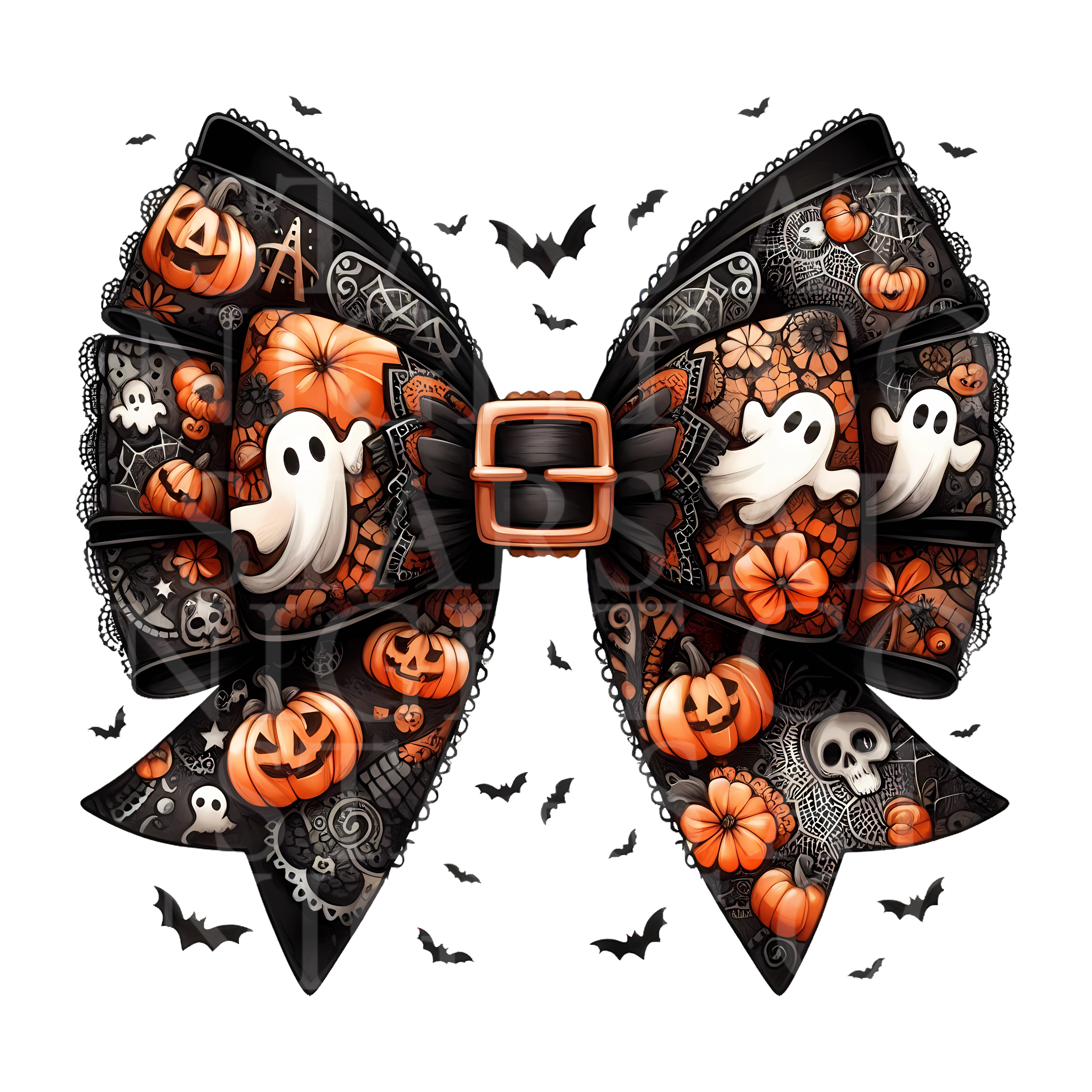 Halloween Coquette Bow