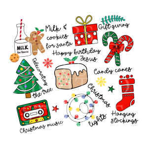 Retro Christmas Items
