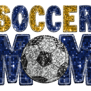 Soccer Mom Blue And Gold
