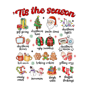 Tis The Season Christmas Objects