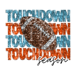 Touchdown Aqua And Orange