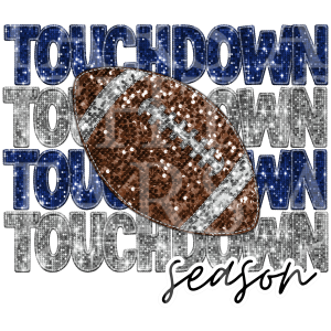 Touchdown Blue And Silver