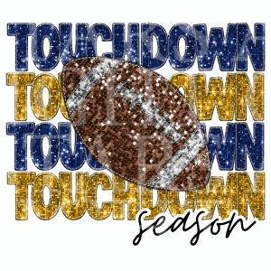 Touchdown Blue And Yellow