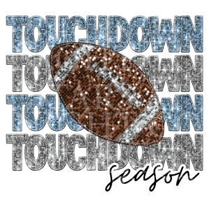 Touchdown Light Blue And Silver