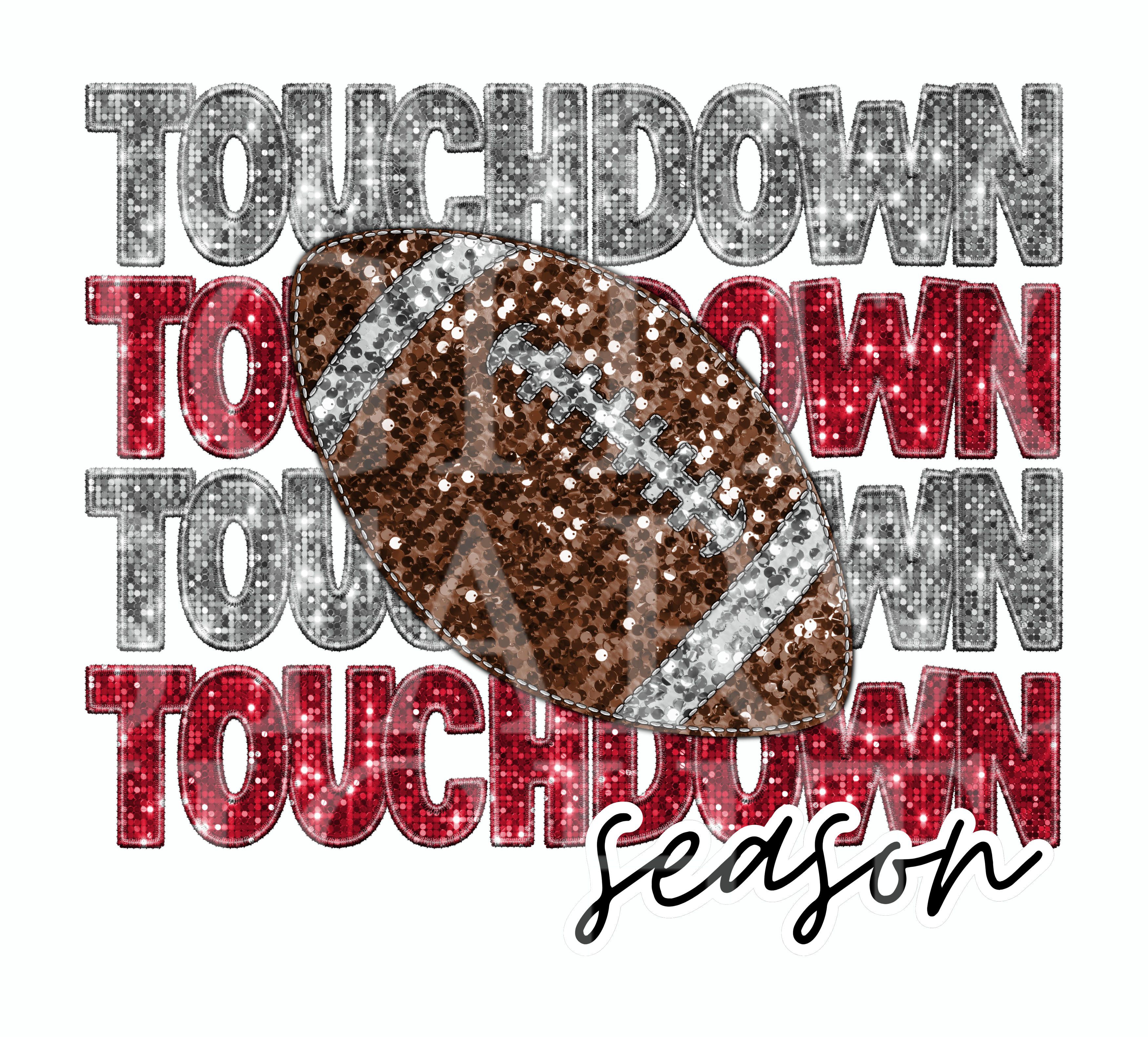 Touchdown Red And Silver