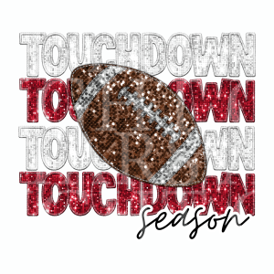 Touchdown Red And White