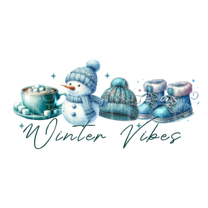 Winter Vibes Blue