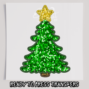 Faux Sequin Christmas Tree