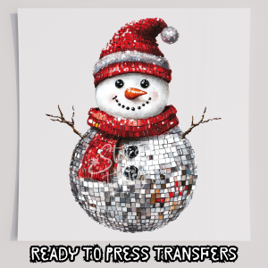 Snowman Disco Ball