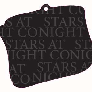 Breaking News Keychain Size Acrylic 3" w/Hole