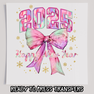 Faux Glitter 2025 Happy New Year